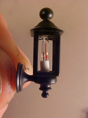 1/2" black coach lamps 1/2" black coach lamps