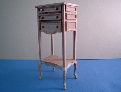 1" scale miniature Bespaq unfinished library stand 1" scale miniature Bespaq unfinished library stand
