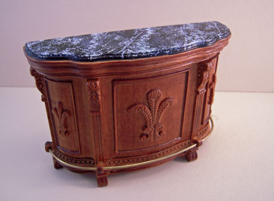 1" scale Bespaq Fluer De Lis Walnut front bar 1" scale Bespaq Fluer De Lis Walnut front bar