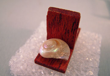 2221 1" scale endy's miniature shell bookends