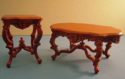 1" scale Bespaq Walnut Westmorland Tables