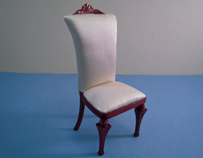 1" scale Bespaq Mahogany Art Deco Chair 1" scale Bespaq Mahogany Art Deco Chair
