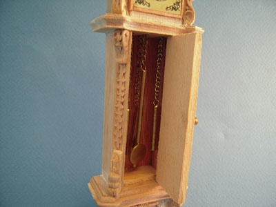 1" scale unfinished Bespaq Chippendale Tall Clock