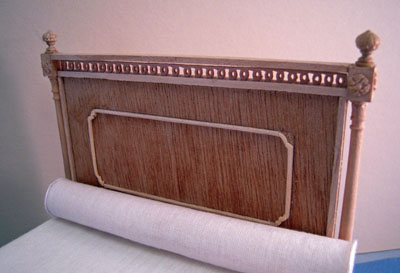 Bespaq 1" scale unfinished Classique Bed Bespaq 1" scale unfinished Classique Bed