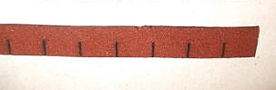 1" scale Alessio Miniatures red square asphalt shingles