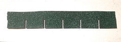 1" scale Alessio Miniatures green square asphalt shingles 1" scale Alessio Miniatures green square asphalt shingles