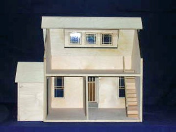 831 1" Scale Alessio E End Bungalow Dollhouse 831 1" Scale Alessio E End Bungalow Dollhouse