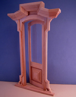 1" scale Bespaq single Victorian unfinished door