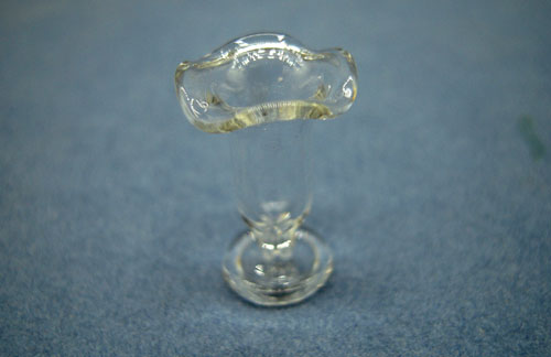 Falcon Fluted Clear Glass Vase 1:12 scale
