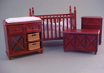 1" scale Lee's Line Ashley Blue Four Piece Spice Nursery