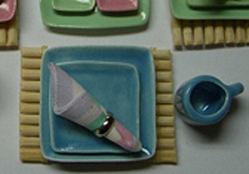 cer127 pastel dinner set