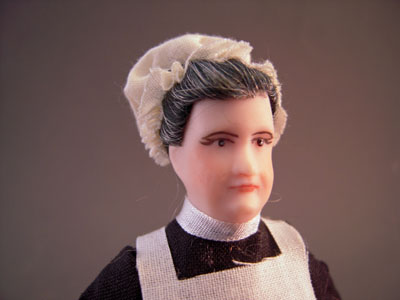 ci211 1" scale porcelain nanny or housekeeper doll