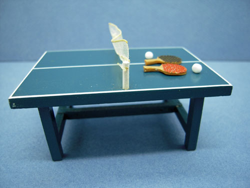 Toy Ping Pong Table Set 1:24 scale Miniatures Toy Ping Pong Table Set 1:24 scale Miniatures