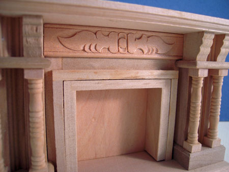Townsquare Unfinished Fireplace 1:12 scale Townsquare Unfinished Fireplace 1:12 scale