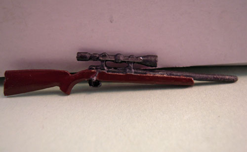 Miniature Rifle With Scope 1:24 Scale Miniature Rifle With Scope 1:24 Scale