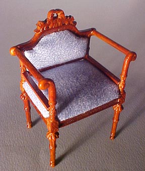 Bespaq Walnut Jeanne Vanity Chair