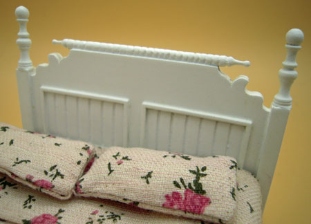 Single White Bed by JBM 1:12 Scale