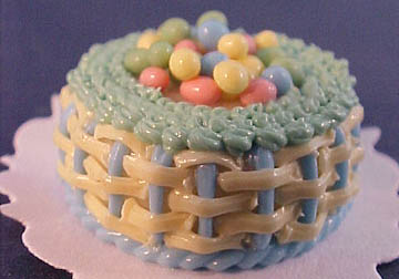 k1094 1" scale easter egg basket cake k1094 1" scale easter egg basket cake