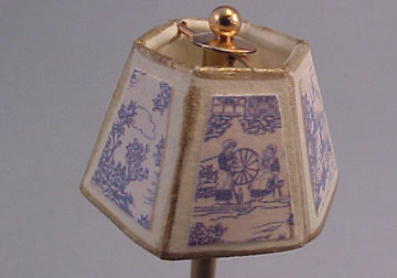 l202hbne 1/2" scale blue non-working table lamp l202hbne 1/2" scale blue non-working table lamp