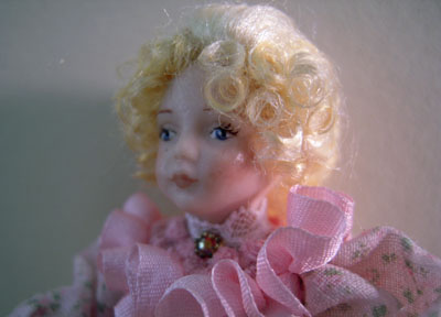 1" scale Loretta Kasza Clara in Pink Porcelain Doll 1" scale Loretta Kasza Clara in Pink Porcelain Doll
