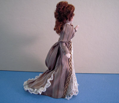 Loretta Kasza 1/2" scale Miniature Agnes Porcelain Doll Loretta Kasza 1/2" scale Miniature Agnes Porcelain Doll