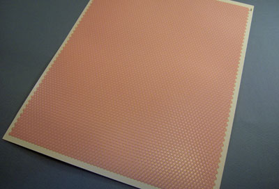 1/2" scale miniature Handley House pink hexagon floor tile 1/2" scale miniature Handley House pink hexagon floor tile