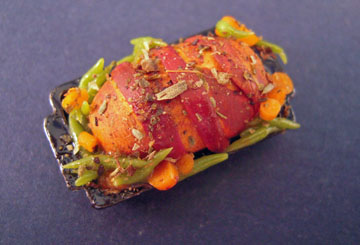 mm388 1" scale my minis bacon wrapped roast mm388 1" scale my minis bacon wrapped roast