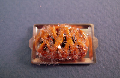 1/2" scale miniature blueberry strudel 1/2" scale miniature blueberry strudel