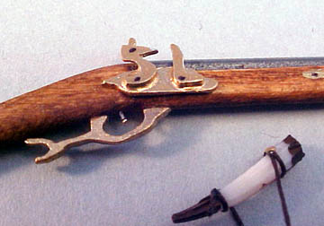 mnm024 1" Scale Flintlock Rifle mnm024 1" Scale Flintlock Rifle