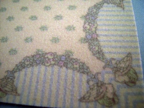 Brodnax Light Yellow Carpet 1:24 scale Brodnax Light Yellow Carpet 1:24 scale