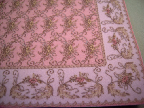 Brodnax St. Elizabeth Pink Carpet 1:24 scale Brodnax St. Elizabeth Pink Carpet 1:24 scale