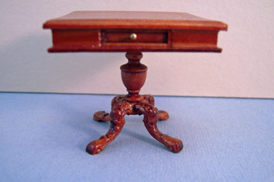 bespaq 1/2" scale walnut portia game table set