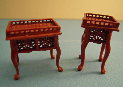 1/2" scale miniature Bespaq walnut Washington Parlor Set