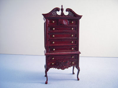 Bespaq 1/2" scale Washington mahogany miniature parlor set