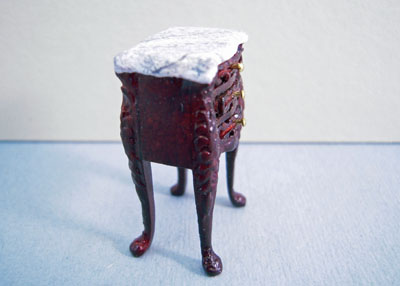 1/2" scale bespaq small bombay end table