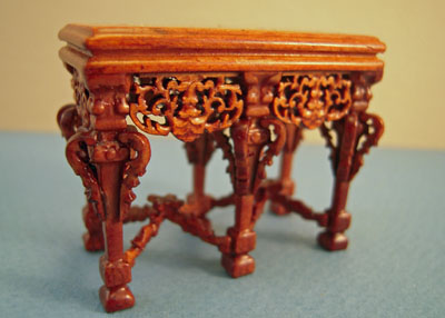 1/2" scale Bespaq walnut Grand Estate Console