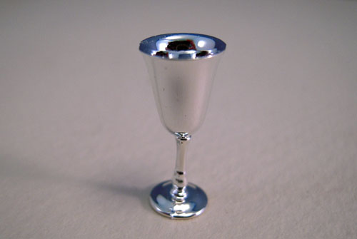 Estate Sale Chrysnbon Silver Goblet Set 1:12 Scale Estate Sale Chrysnbon Silver Goblet Set 1:12 Scale