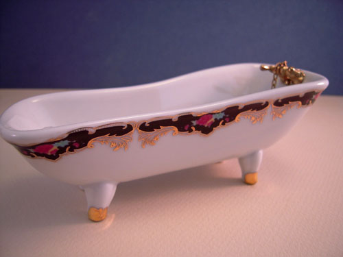 ESTATE SALE Two Piece Reutter Porcelain Royal Bath Tub 1:12 Scale ESTATE SALE Two Piece Reutter Porcelain Royal Bath Tub 1:12 Scale