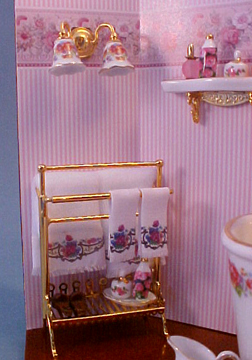 Reutter Brass Towel Stand 2 Reutter Brass Towel Stand 2