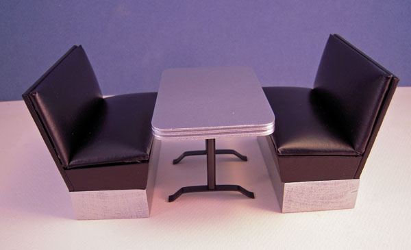 Black #CLA10920 Dollhouse Miniatures 1:12 Scale Bar Stand