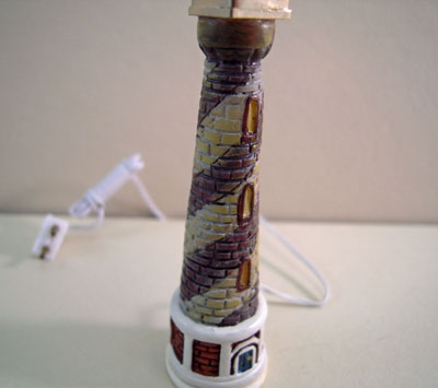 1" scale lighthouse floor lamp