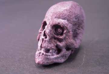 tj805 1" Scale Metal Skull