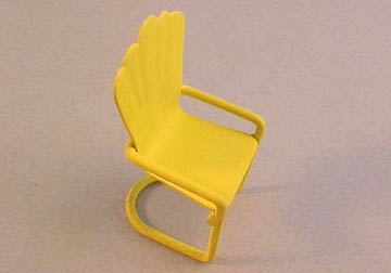 tm048y 1/2" scale yellow lawn chair tm048y 1/2" scale yellow lawn chair