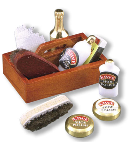 Reutter Porcelain Shoe Shine Kit 1:12 scale