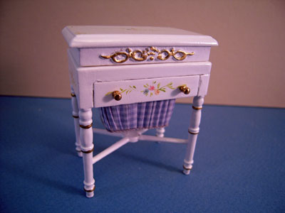 Miniature Hand Painted Bespaq Bespoke Tailoring Sewing Stand 1:12 scale