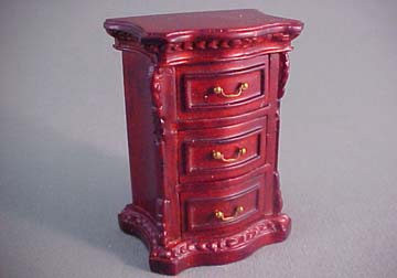 Bespaq Park Avenue Mahogany Night Stand 1:12 scale