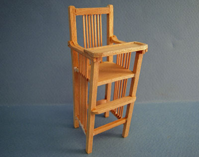 Bespaq Unfinished Mission High Chair 1:12 scale