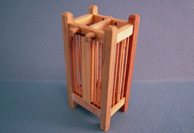 Bespaq Unfinished Mission Style Umbrella Stand 1:12 scale