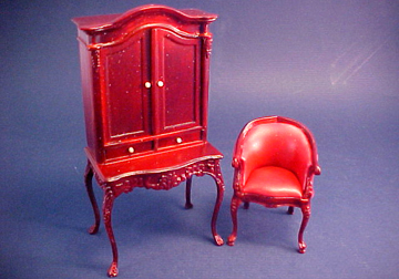 Bespaq Mahogany Lady's Secretary Set 1:12 scale