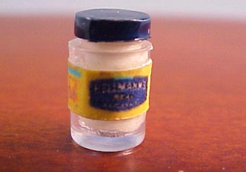 Miniature Jar Of Mayonaise 1:24 scale